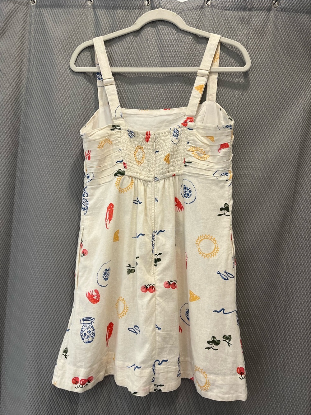 Abercrombie & Fitch Emerson Linen-Blend Mini Skort Dress - Large - Picture 3 of 5